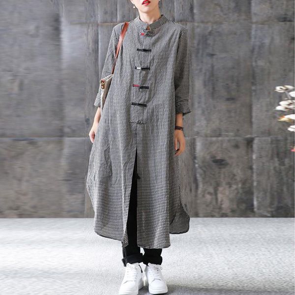 woman dresses women clothing 2019 women maxi long dress mandarin collar long sleeve vestido casual kaftan robe femme plus size dresses, Black;gray
woman dresses women clothing 2019 women maxi long dress mandarin collar long sleeve vestido casual kaftan robe femme plus size dresses, Black;gray