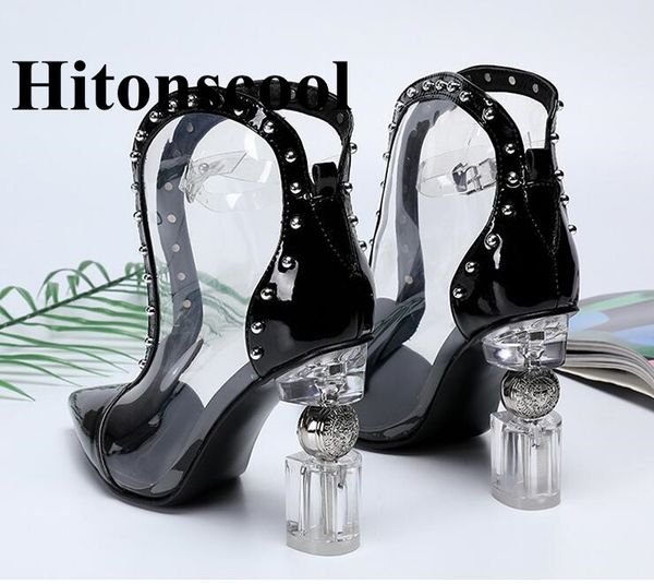 summer women pvc ankle boots spikes deep v high heels shoes women peep toe gladiator patchwork boots, Black
summer women pvc ankle boots spikes deep v high heels shoes women peep toe gladiator patchwork boots, Black
