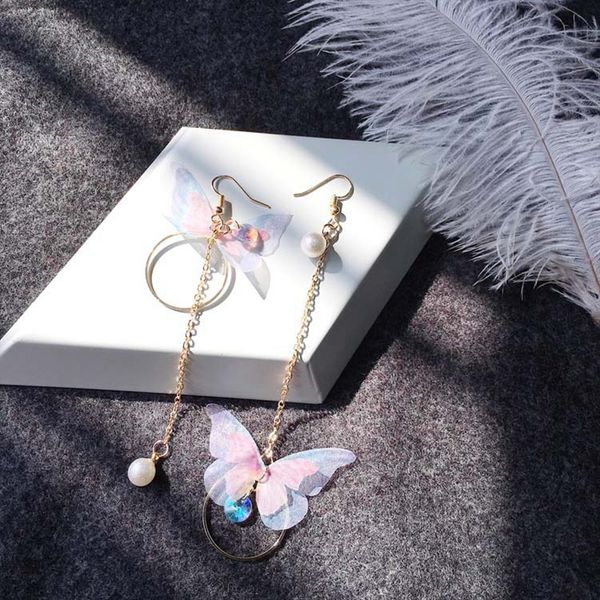 korean butterfly angle wings long tassel earrings for women jewelry imitation pearl crystal asymmetric statement drop earrings, Silver
korean butterfly angle wings long tassel earrings for women jewelry imitation pearl crystal asymmetric statement drop earrings, Silver
