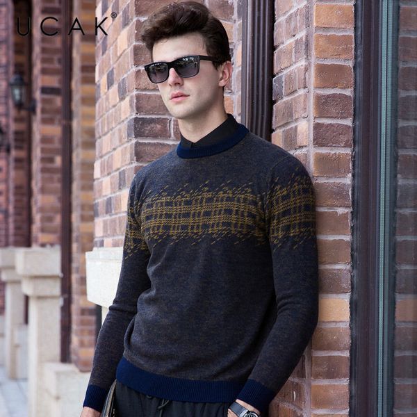 ucak brand pure merino wool sweater men 2019 new arrival autumn winter soft warm pullover men knitwear cashmere pull homme u3062, White;black
ucak brand pure merino wool sweater men 2019 new arrival autumn winter soft warm pullover men knitwear cashmere pull homme u3062, White;black
