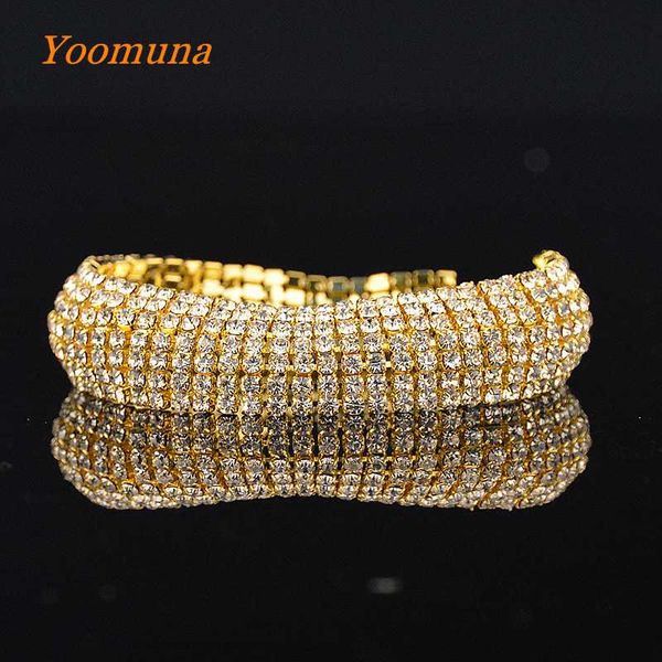 fashion brand designer charming bride wedding crystal bracelet women jewelry shiny rhinestone chain bracelet for female 2020 new, Black
fashion brand designer charming bride wedding crystal bracelet women jewelry shiny rhinestone chain bracelet for female 2020 new, Black