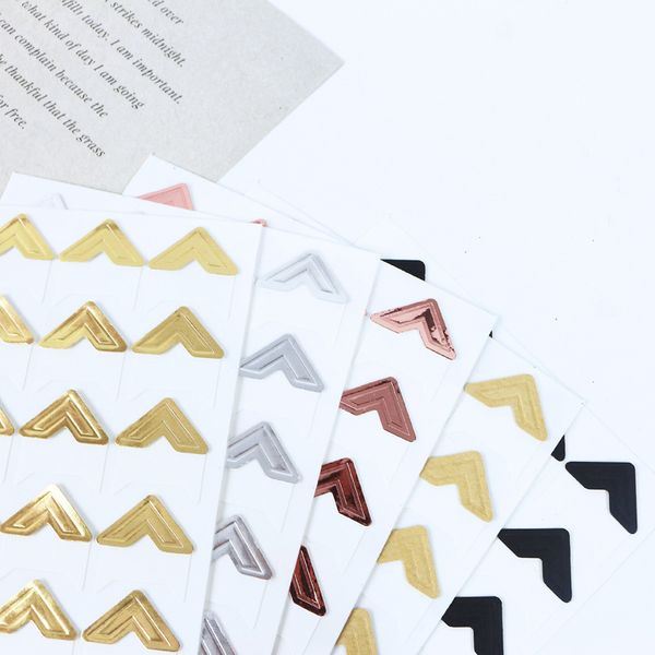 120 pcs/lot (5 sheets) vintage corner kraft paper stickers for p albums diy retro sticker frame decorations scrapbooking
120 pcs/lot (5 sheets) vintage corner kraft paper stickers for p albums diy retro sticker frame decorations scrapbooking