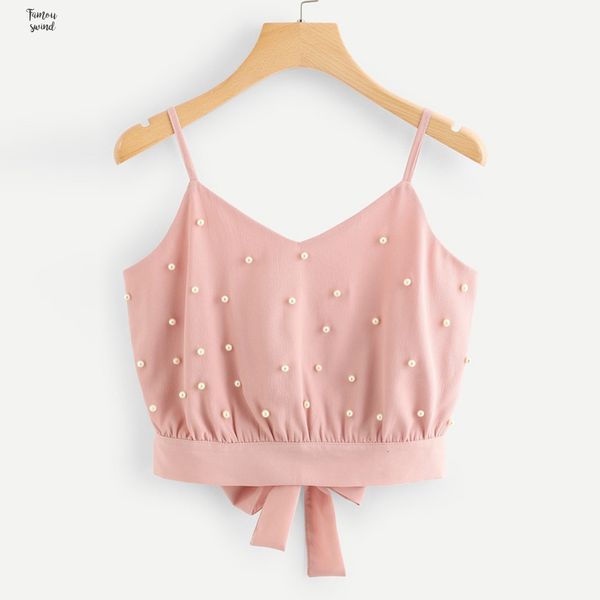 summer crop pearl female female camisola fashion womens vest chiffon camisole sleeveless solid camis beading camis, White
summer crop pearl female female camisola fashion womens vest chiffon camisole sleeveless solid camis beading camis, White