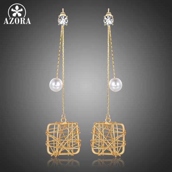 azora luxury pear cut red cubic zirconia big long gourd drop earrings for women wedding engagement fashion jewelry gift te0393-1, Golden
azora luxury pear cut red cubic zirconia big long gourd drop earrings for women wedding engagement fashion jewelry gift te0393-1, Golden