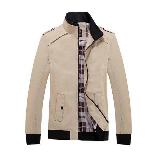 casual jackets for men stand collar cotton large size fashion coats slim fit washed jackets male brand keep warm gent life, Black;brown
casual jackets for men stand collar cotton large size fashion coats slim fit washed jackets male brand keep warm gent life, Black;brown
