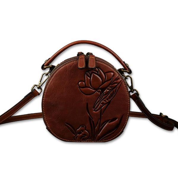 vintage round handbag genuine leather bags for women designer crossbody shoulder bag cow leather messenger bag lotus handbags
vintage round handbag genuine leather bags for women designer crossbody shoulder bag cow leather messenger bag lotus handbags