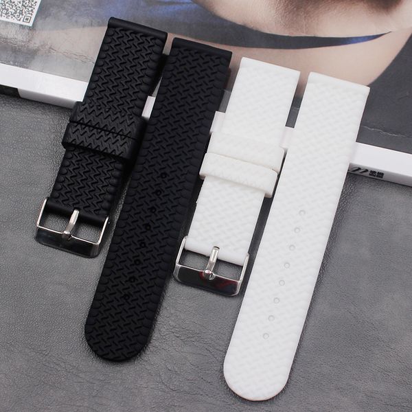 watch accessories men's silicone strap 24mm pin buckle ladies soft sports casual sweat-proof rubber strap buckle, Black;brown
watch accessories men's silicone strap 24mm pin buckle ladies soft sports casual sweat-proof rubber strap buckle, Black;brown