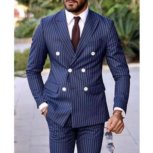 classic style double breasted blue strips groom tuxedos peak lapel men suits wedding/prom/dinner man blazer (jacket+pants+tie) w290, Black;gray
classic style double breasted blue strips groom tuxedos peak lapel men suits wedding/prom/dinner man blazer (jacket+pants+tie) w290, Black;gray