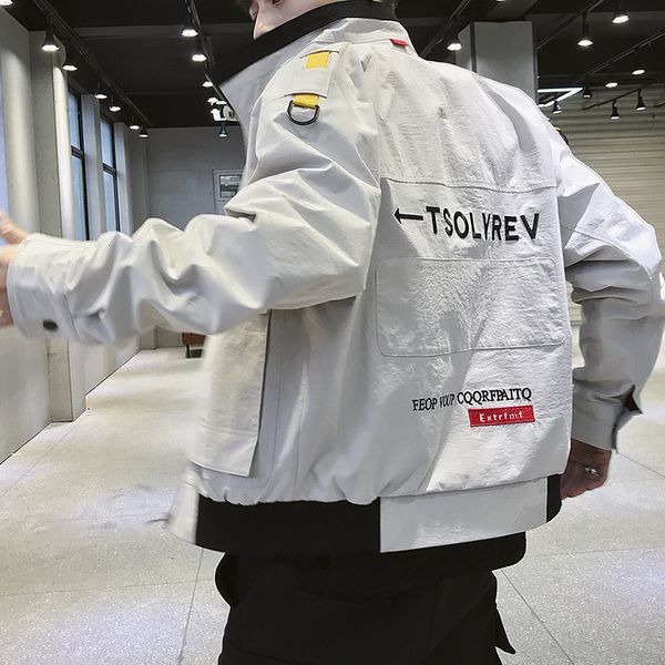 spring jacket men 2019 new korean version of the trend of spring and autumn tooling jacket male handsome casual clothes, Black;brown
spring jacket men 2019 new korean version of the trend of spring and autumn tooling jacket male handsome casual clothes, Black;brown