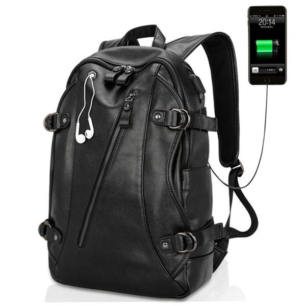 fashion usb charging backpacks pu leather backpack waterproof men's school bags big capacity school backpacks
fashion usb charging backpacks pu leather backpack waterproof men's school bags big capacity school backpacks
