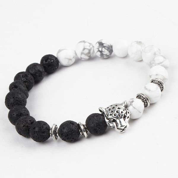 17km fashion white and black leopard charm bracelet silver color stone buddha bracelet lava matte women bracelets pulsera jewelry
17km fashion white and black leopard charm bracelet silver color stone buddha bracelet lava matte women bracelets pulsera jewelry