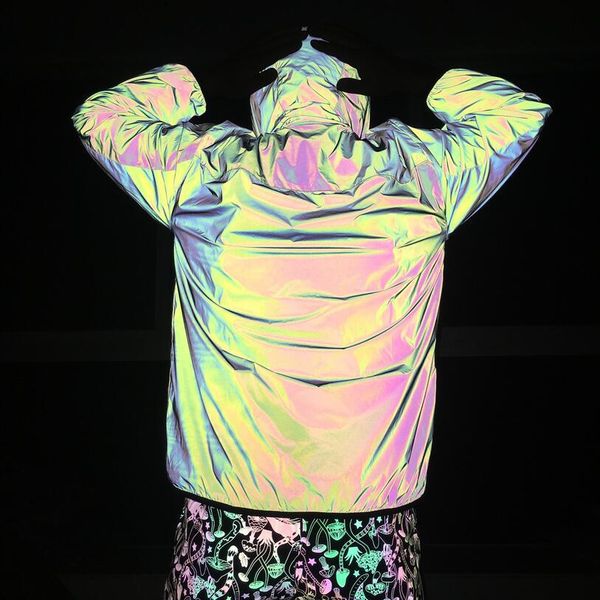 2020 new man fall super soft color reflective hooded jacket teenagers hip-hop colorful luminous casual jacket, Black;brown
2020 new man fall super soft color reflective hooded jacket teenagers hip-hop colorful luminous casual jacket, Black;brown