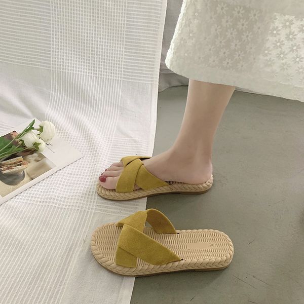 flock beach shoes slippers women summer luxury slides pantofle loafers sabot designer 2020 soft flat pu fabric cross-tied, Black 
flock beach shoes slippers women summer luxury slides pantofle loafers sabot designer 2020 soft flat pu fabric cross-tied, Black