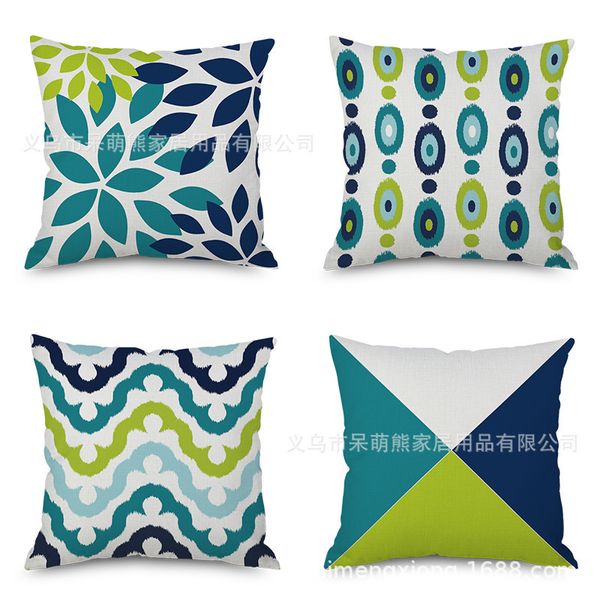 blue and green system flax geometry northern europe hold the wind pillow case concise back cushion cushion modern imitate mabaozhen
blue and green system flax geometry northern europe hold the wind pillow case concise back cushion cushion modern imitate mabaozhen
