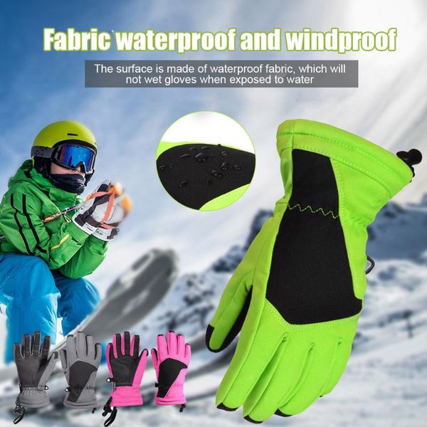 1 pair ski gloves winter gloves kids waterproof full finger winter warm velvet glove for outdoor bhd2 
1 pair ski gloves winter gloves kids waterproof full finger winter warm velvet glove for outdoor bhd2