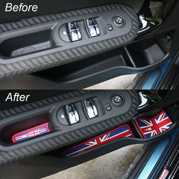 18pcs union jack car silicone water cup gate slot mats anti-slip pad for mini cooper s one d jcw f60 countryman car accessories
18pcs union jack car silicone water cup gate slot mats anti-slip pad for mini cooper s one d jcw f60 countryman car accessories