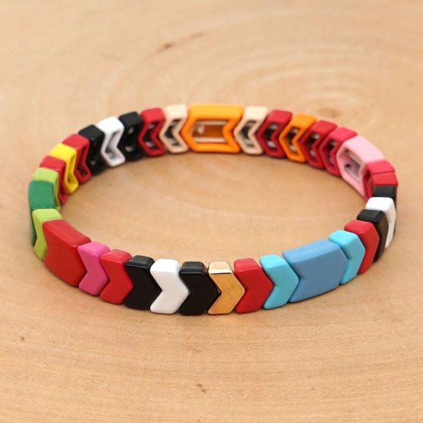 new arrival stacked rainbow jewelry wholesale enamel tile bead bracelet fashion rainbow beaded bracelets for women 2020 new, Black
new arrival stacked rainbow jewelry wholesale enamel tile bead bracelet fashion rainbow beaded bracelets for women 2020 new, Black