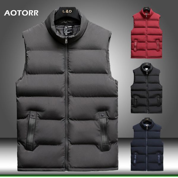 men packable puffer vest coat brand 2019 sleeveless stand-up collar jacket men's zip-up down vest lightweight winter clothes, Black
men packable puffer vest coat brand 2019 sleeveless stand-up collar jacket men's zip-up down vest lightweight winter clothes, Black