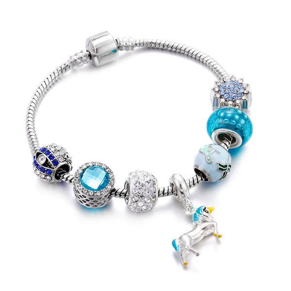 fashion silver plated charm bracelet for women girls murano glass crystal beads elephant horse koi goldfish pendant fit brand bracelets, Black
fashion silver plated charm bracelet for women girls murano glass crystal beads elephant horse koi goldfish pendant fit brand bracelets, Black