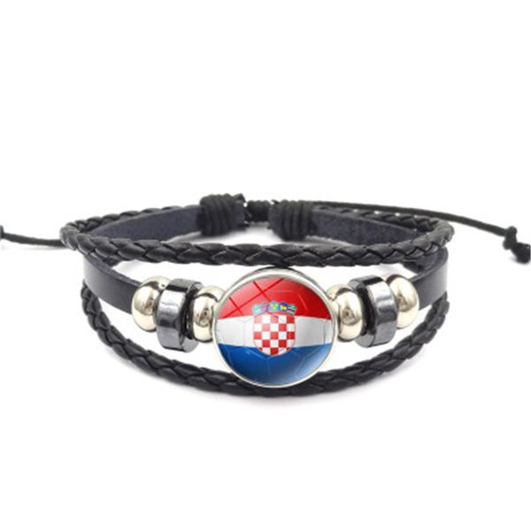 link, chain the fi fa world cup football team croatia leather bracelet po picture dome cabochon glass snap button, Black
link, chain the fi fa world cup football team croatia leather bracelet po picture dome cabochon glass snap button, Black