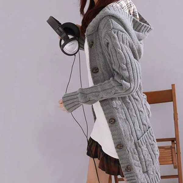 women's sweaters 2021 fashion women long sleeve autumn winter warm knitted cardigan loose sweater female outwear sw537, White;black
women's sweaters 2021 fashion women long sleeve autumn winter warm knitted cardigan loose sweater female outwear sw537, White;black