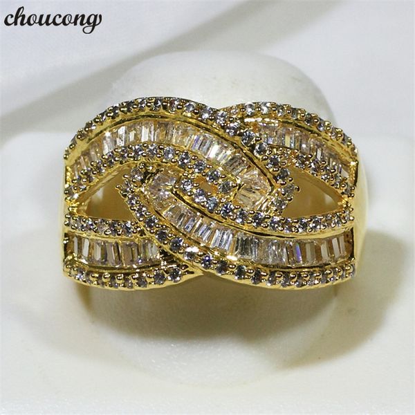 choucong handmade cross ring t shape 5a zircon cz 925 sterling silver engagement wedding band rings for women fashion jewelry, Slivery;golden
choucong handmade cross ring t shape 5a zircon cz 925 sterling silver engagement wedding band rings for women fashion jewelry, Slivery;golden