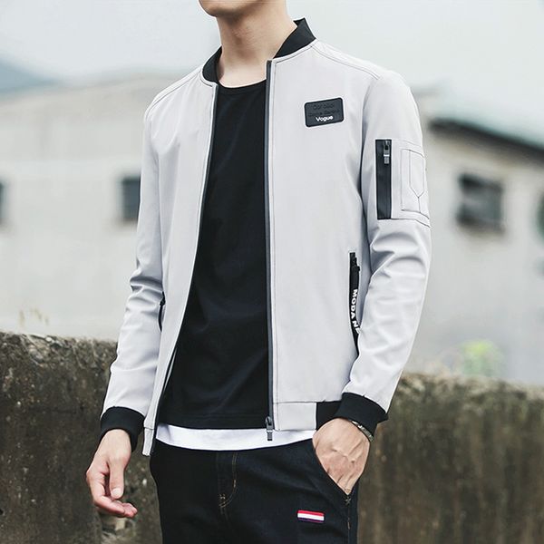2020new men jacket spring autumn fashion brand slim fit coats male baseball bomber jacket mens coat large size 5xl, Black;brown
2020new men jacket spring autumn fashion brand slim fit coats male baseball bomber jacket mens coat large size 5xl, Black;brown