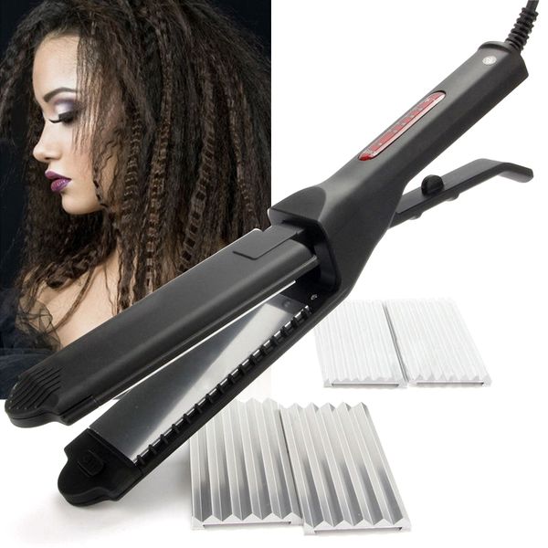 professional 3 in 1 corrugated hair straightener flat iron hair crimper fluffy corn wave hair curler curling iron styling tool
professional 3 in 1 corrugated hair straightener flat iron hair crimper fluffy corn wave hair curler curling iron styling tool