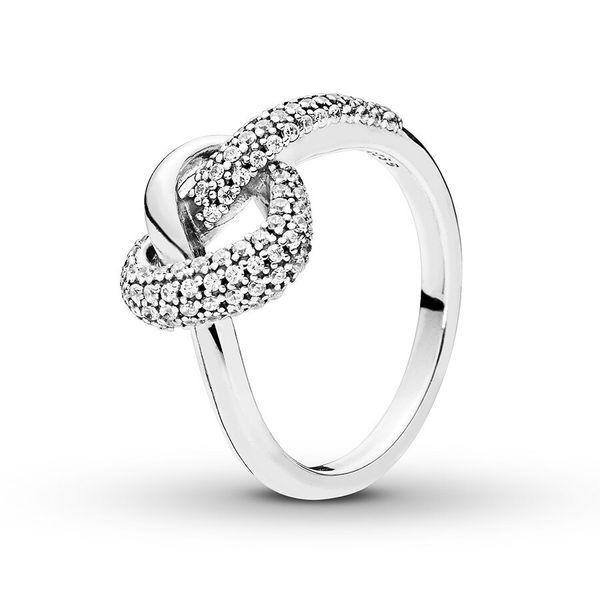 real 925 sterling silver knotted heart ring with logo and pandora original gift box luxury designer jewelry women cz diamond engagement ring, Slivery;golden
real 925 sterling silver knotted heart ring with logo and pandora original gift box luxury designer jewelry women cz diamond engagement ring, Slivery;golden