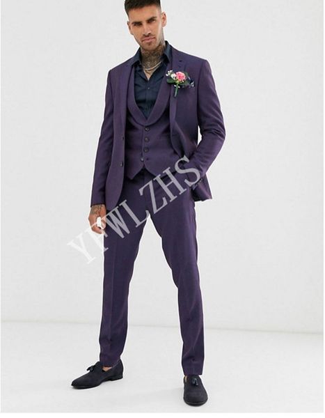 classic two buttons handsome groomsmen notch lapel groom tuxedos men suits wedding/prom man blazer ( jacket+pants+vest+tie) w112, Black;gray
classic two buttons handsome groomsmen notch lapel groom tuxedos men suits wedding/prom man blazer ( jacket+pants+vest+tie) w112, Black;gray