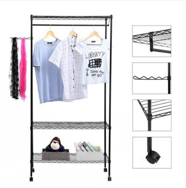 2019 wholesales 900x450xh1800 double layer powder coating mesh garment rack hanger with wheels and rotating wave hook black
2019 wholesales 900x450xh1800 double layer powder coating mesh garment rack hanger with wheels and rotating wave hook black