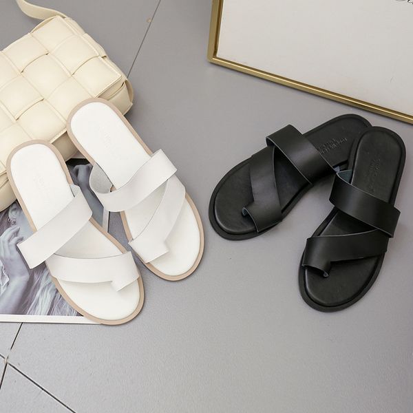 women's genuine leather shoes slippers casual summer woman rubber flip flops slides pantofle flat beach hawaiian, Black
women's genuine leather shoes slippers casual summer woman rubber flip flops slides pantofle flat beach hawaiian, Black