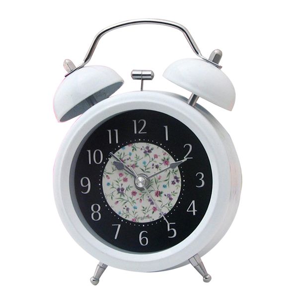 3'' twin bell alarm clock with floral dial plate quartz movement with night light loud awake alarm clock
3'' twin bell alarm clock with floral dial plate quartz movement with night light loud awake alarm clock