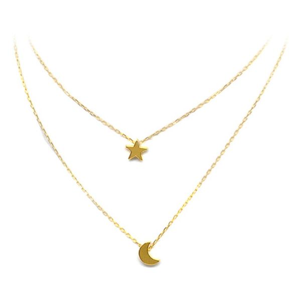 alloy decorative accessories casual wedding party fashion star pendant gift double layers women necklace, Silver
alloy decorative accessories casual wedding party fashion star pendant gift double layers women necklace, Silver