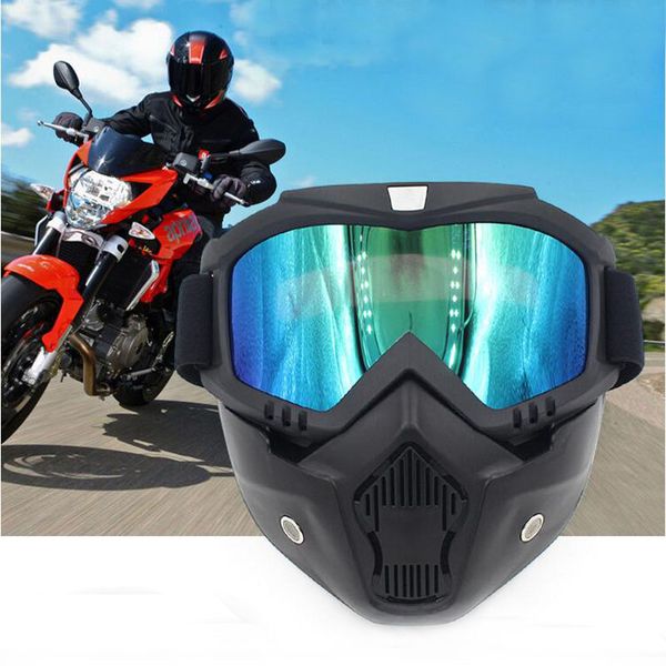 outdoor cycling motorcycle windproof detachable goggles mask protector outdoor cycling protect padding helmet sunglasses, Black
outdoor cycling motorcycle windproof detachable goggles mask protector outdoor cycling protect padding helmet sunglasses, Black