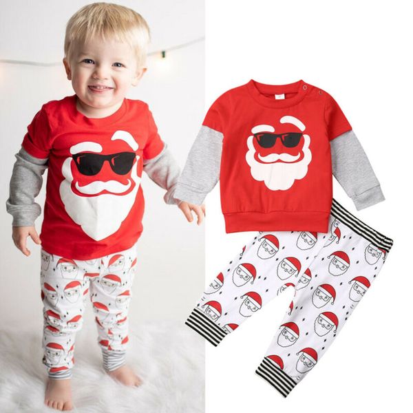 christmas santa toddler kids baby boy girl shirt long pants set outfits xmas clothes, White
christmas santa toddler kids baby boy girl shirt long pants set outfits xmas clothes, White