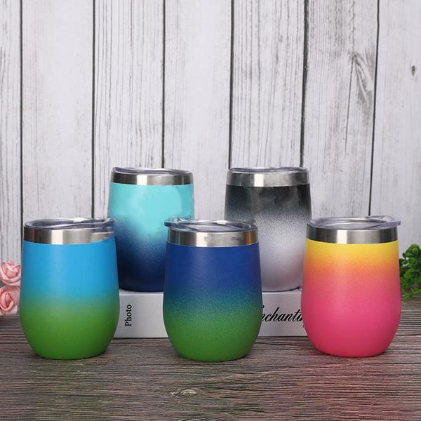 6 colors 12oz gradient egg shape cup red wine glasses vacuum stainless steel insulated coffee milk cup mug fa3018
6 colors 12oz gradient egg shape cup red wine glasses vacuum stainless steel insulated coffee milk cup mug fa3018