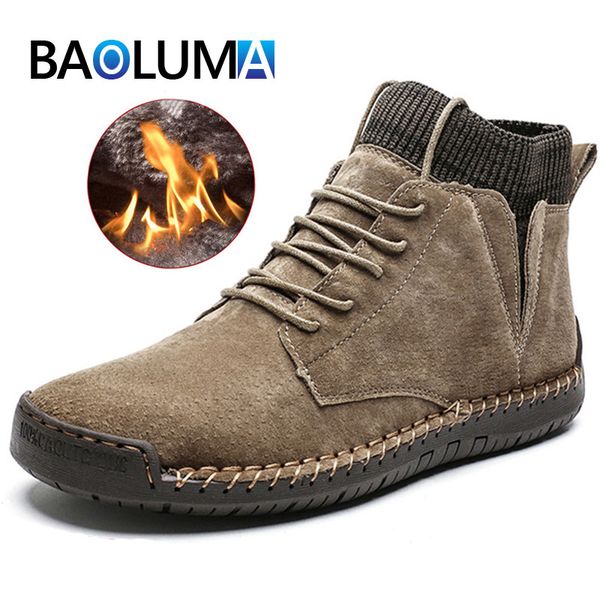 new men's snow boots winter plush warm men motorcycle boots lace-up non-slip male ankle waterproof autumn man work shoes, Black
new men's snow boots winter plush warm men motorcycle boots lace-up non-slip male ankle waterproof autumn man work shoes, Black