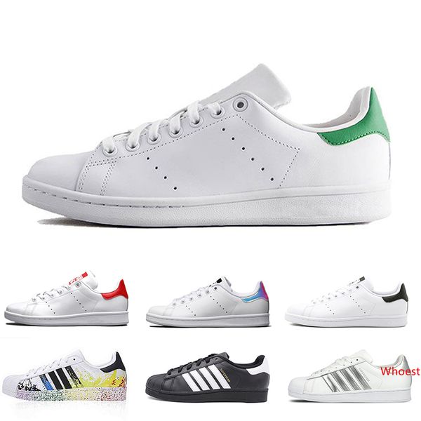 мода женщины mens stan smith суперзвезд повседневная обувь тройной белый черный красный синий зеленый розовый от outdoors платформы кожа кро
мода женщины mens stan smith суперзвезд повседневная обувь тройной белый черный красный синий зеленый розовый от outdoors платформы кожа кро