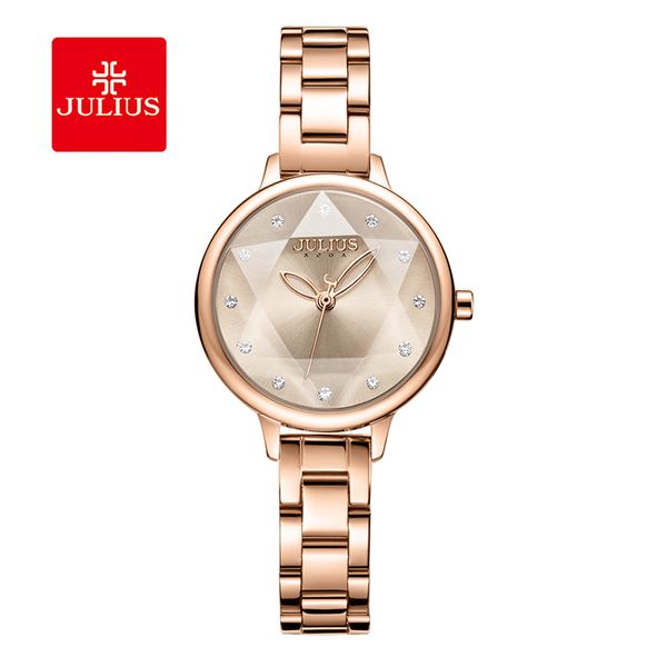 julius brand women golden stainless steel chain bracelet watch fashion ladies quartz wristwatch simple waterproof watch, Slivery;brown
julius brand women golden stainless steel chain bracelet watch fashion ladies quartz wristwatch simple waterproof watch, Slivery;brown