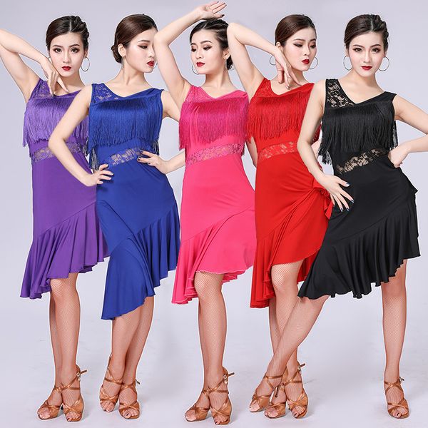 latin dance practice suit female dance dress professional latin performance clothes fringed performance suit, Black;red
latin dance practice suit female dance dress professional latin performance clothes fringed performance suit, Black;red