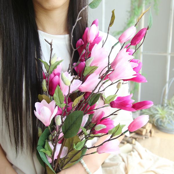artificial fake flowers leaf magnolia flowers bouquet for wedding christmas party shop decoration fake flower home decor
artificial fake flowers leaf magnolia flowers bouquet for wedding christmas party shop decoration fake flower home decor