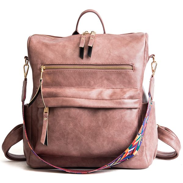 retro large capacity backpack women soft leather women's knapsack travel backpacks shoulder school bags mochila back pack
retro large capacity backpack women soft leather women's knapsack travel backpacks shoulder school bags mochila back pack