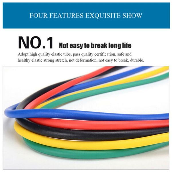 100% new 11 pcs/set yoga crossfit fitness resistance bands heavy workout exercise tubes sets of tension band
100% new 11 pcs/set yoga crossfit fitness resistance bands heavy workout exercise tubes sets of tension band