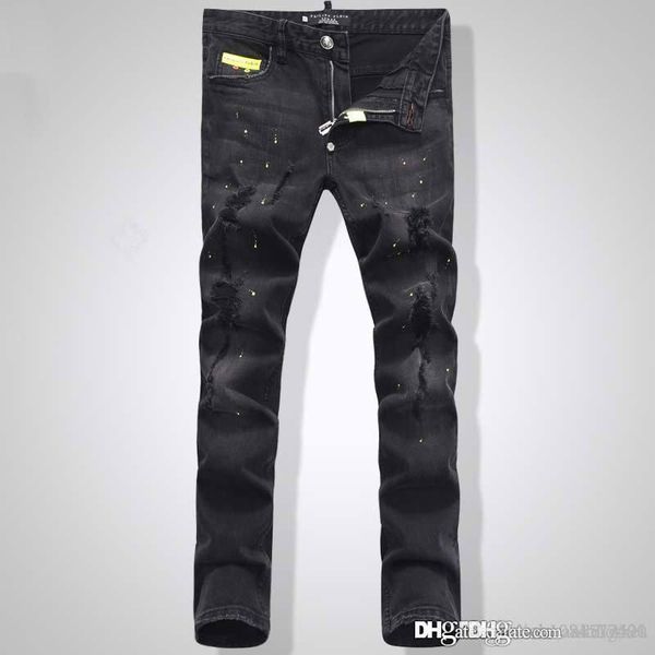 2019 mens designer skinny jeans designer pants mens distressed ripped jeans designerexplosion trend broken holemen designer pants, Blue
2019 mens designer skinny jeans designer pants mens distressed ripped jeans designerexplosion trend broken holemen designer pants, Blue