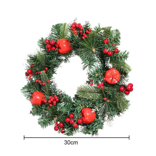 christmas wreath with red apple and berries decorative hanging garland for holiday front door wall window decor
christmas wreath with red apple and berries decorative hanging garland for holiday front door wall window decor