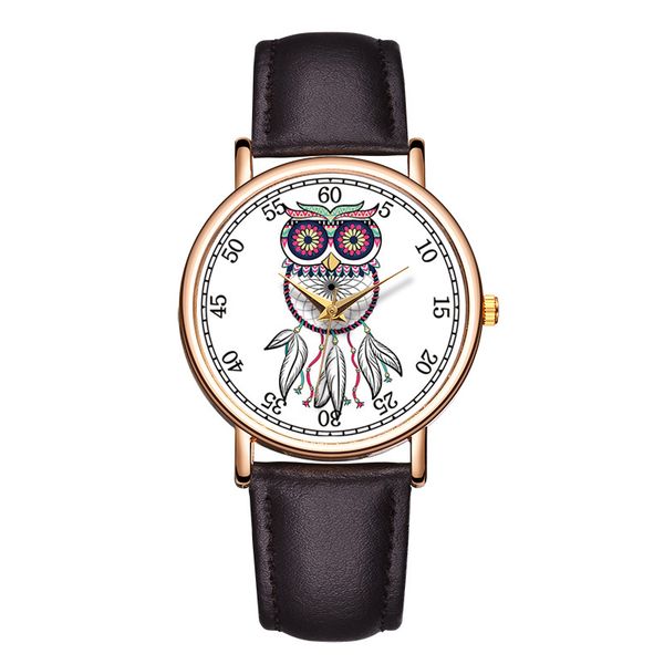 fashion casual owl goldfish design simple creative dial luxury dress belt quartz watch, Slivery;brown
fashion casual owl goldfish design simple creative dial luxury dress belt quartz watch, Slivery;brown