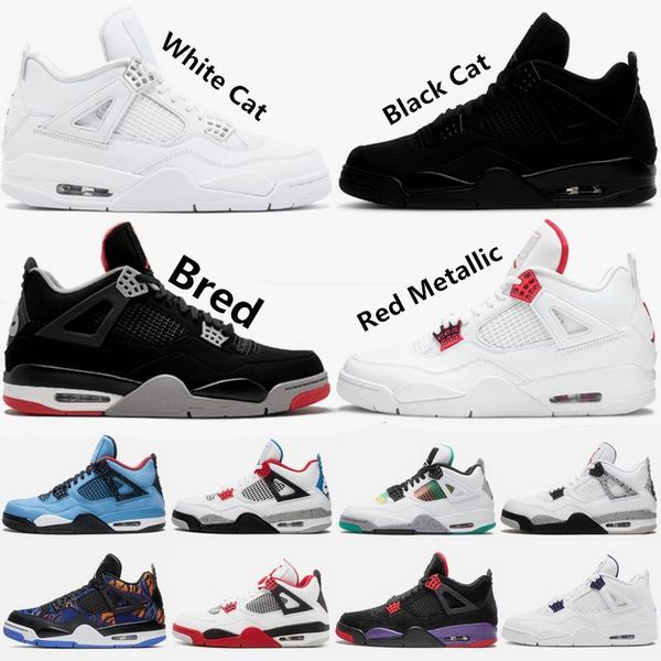 2020 new 4 black cat jumpman basketball shoes 4s bred neon what the pure money white cement travis scotts mens trainers sports sneakers
2020 new 4 black cat jumpman basketball shoes 4s bred neon what the pure money white cement travis scotts mens trainers sports sneakers