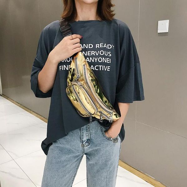 fashion brand waist bag for women 2019 pu leather fanny pack belt bag gold silve black female hip hop phone money chest bags
fashion brand waist bag for women 2019 pu leather fanny pack belt bag gold silve black female hip hop phone money chest bags