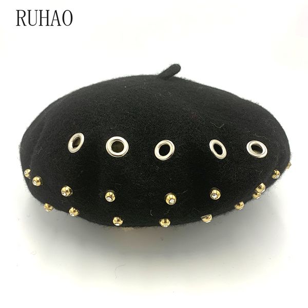 ruhao fashion baret berets caps for women winter wool women beret hat elegant japanese stomata drill painter hat, Blue;gray
ruhao fashion baret berets caps for women winter wool women beret hat elegant japanese stomata drill painter hat, Blue;gray